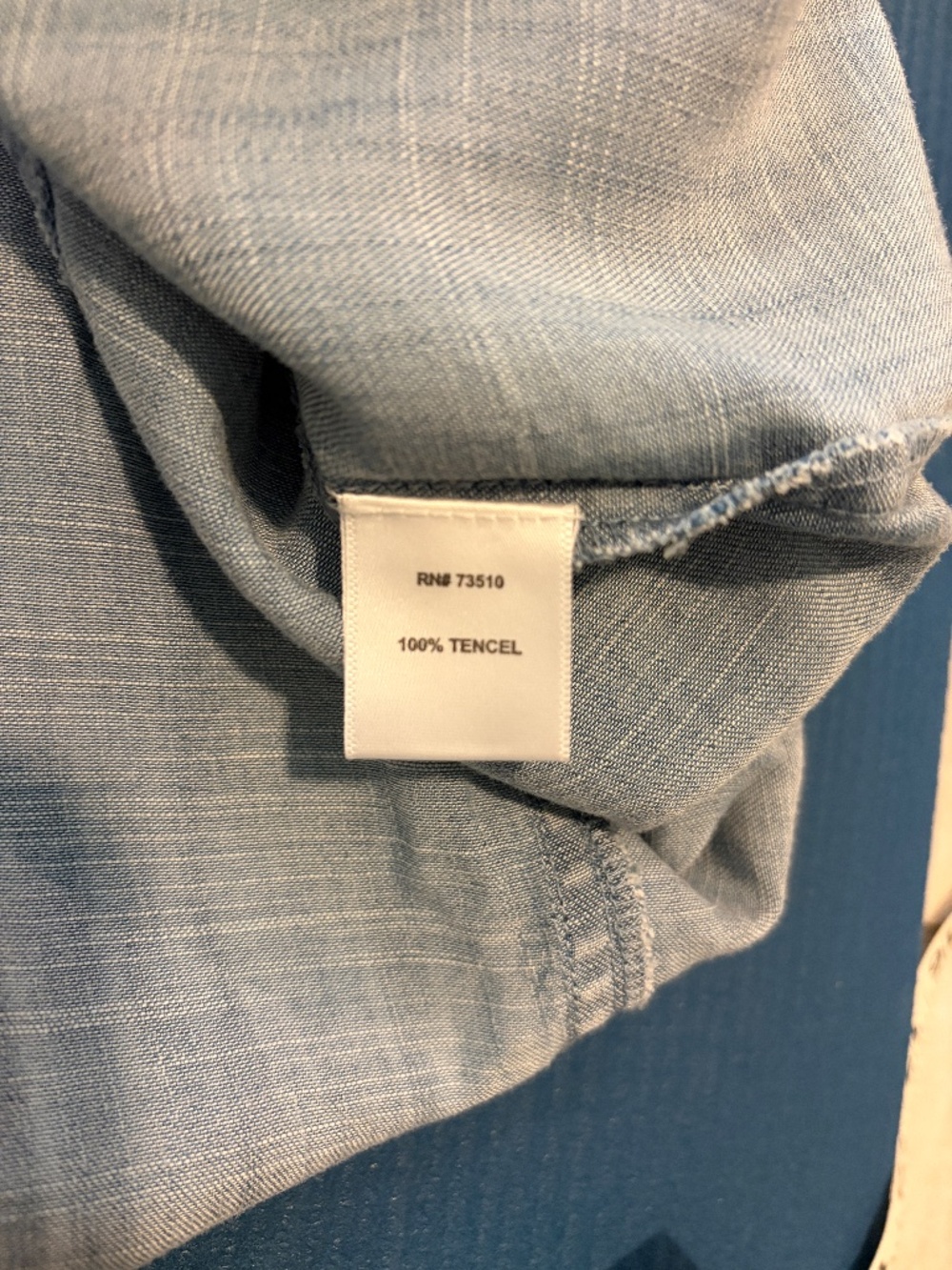 Chambray Boutique Blouse - Picture 6 of 7